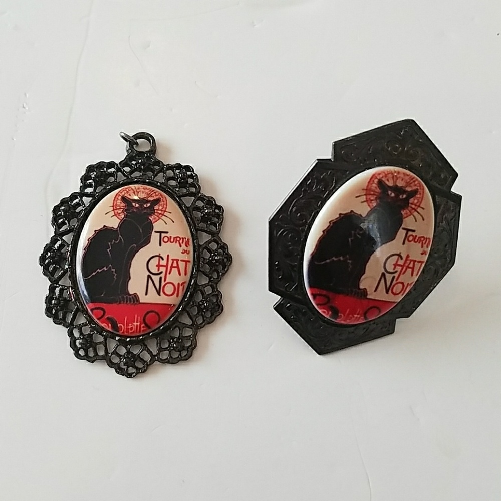 Gasoline Glamour Tourne Du Chat Noir Neck & Ring